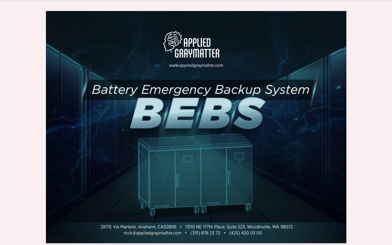 Avoid Costly Power Interruptions With Applied Gray Matter Battery Emergency Backup System