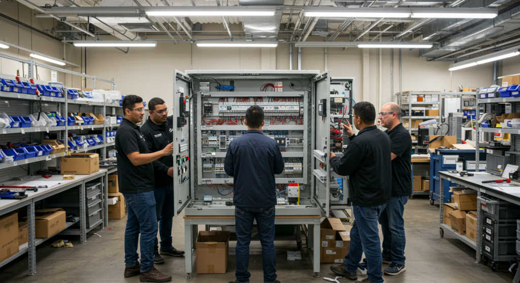 #controls #controlpabnel #ul508a #industrialcontrolpanels #automation #ulcertified #industrialsafety #engineering #panelshop #electricalpanels #controlpaneldesign #automateit #oem #ulcimpliance #paneldesign #panelbuild #systemsintegration #electricaldesign #electricalengineering #industrialautomation #hmi #hmibuilder #controlmanufacturer #roboticcontrols #controlcenters #controlcenterpanels #ulcontrolpanels #cuatomcontrols #customsolutions #controlpanelshop #datacentersolutions #controlsengineer #panelmanufacturer #controlpanelbuilder #instrumentation #electricalcontrols #remotepanels #mccpanels #custommotorcontrolcenter #switchgearpanels #firecontrolpaneks #gascontrolpanels #mtspanels #panelsolutions #batterybackup #industrialbackup #poweroutages #batteryemergencybackup #avoidoutages Certified UL508A Panel Shop Manufacture Certified ul508 Panel Shop Fabrication Certified ul508 Panel Shop designer Automated Parking control panels Agriculture parking control panels Aerospace parking control panels Automotive parking control panels Defense parking control panels Oil and Gas Parking control panels Waste Management Parking control panels Water and Sewer Management Parking control panels Energy Production Parking control panels Environmental Monitoring Parking control panels UL508A panel certified shop Three phase 480/208VAC battery Emergency backup power system Dual phase output battery backup system maintenance department battery backup power system Industrial battery backup power system LifePO4 battery voltage generator EU/Asia UL machine certification Commissioning of production lines decommissioning of production lines FAT of the equipment PCB design and manufacturing. custom control panel Battery Emergency Backup System Manufacturer BEBS manufacturer Uninterrupted Continuous Power Industrial Uninterrupted battery backup Industrial battery manufacturer
