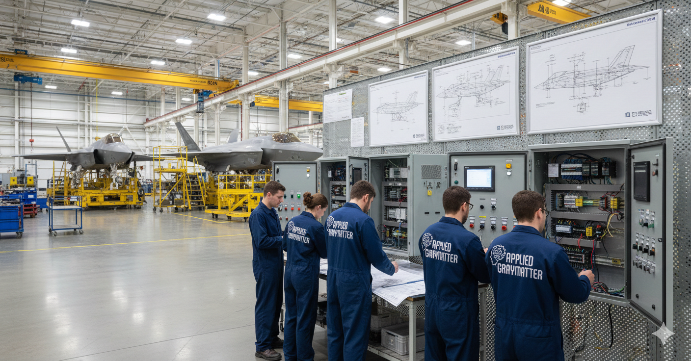 UL508A Custom Control Panel Manufacturer For The Defense Industry By AppliedGrayMatter.com