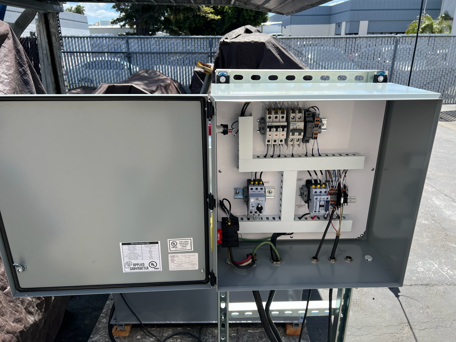 Aerospace UL508A Custom Control Panels Agriculture UL508A Custom Control Panels Automated Parking UL508A Custom Control Panels Automotive UL508A Custom Control Panels Defense UL508A Custom Control Panels Energy Production UL508A Custom Control Panels Environmental Monitoring UL508A Custom Control Panels Oil & Gas UL508A Custom Control Panels Waste Management UL508A Custom Control Panels Water and Sewer Management UL508A Custom Control Panels Industrial control panel manufacturers Custom control panel manufacturers Industrial control panel enclosure Custom control panel manufacturer Custom control panel enclosure UL508A Control panel manufacturers UL508 Custom control panel cabinet manufacturers UL508A certified control panel fabrication shop Control panel fabrication shop Control panel custom designers UL508A Control Panel Shop