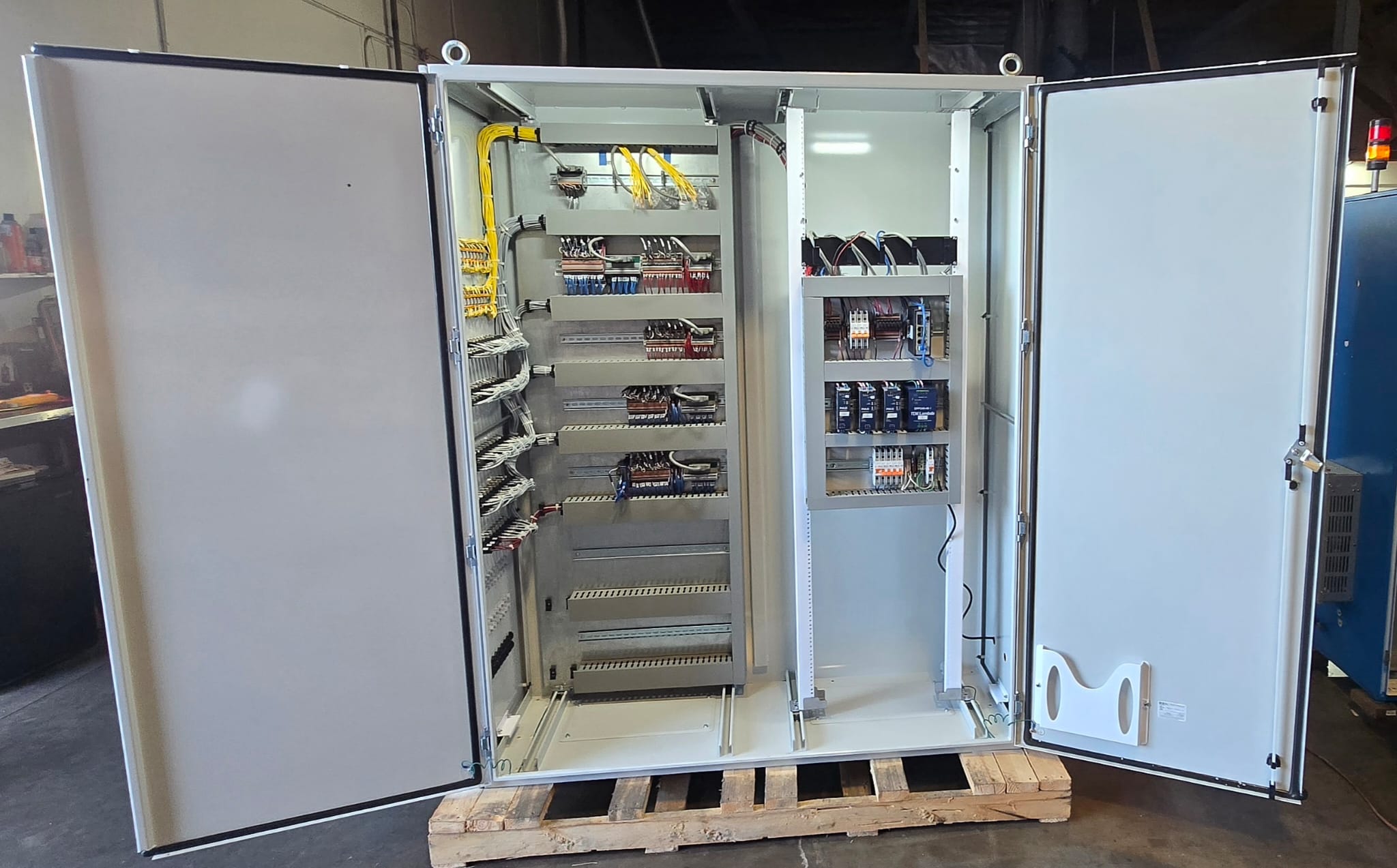 Aerospace UL508A Custom Control Panels Agriculture UL508A Custom Control Panels Automated Parking UL508A Custom Control Panels Automotive UL508A Custom Control Panels Defense UL508A Custom Control Panels Energy Production UL508A Custom Control Panels Environmental Monitoring UL508A Custom Control Panels Oil & Gas UL508A Custom Control Panels Waste Management UL508A Custom Control Panels Water and Sewer Management UL508A Custom Control Panels Industrial control panel manufacturers Custom control panel manufacturers Industrial control panel enclosure Custom control panel manufacturer Custom control panel enclosure UL508A Control panel manufacturers UL508 Custom control panel cabinet manufacturers UL508A certified control panel fabrication shop Control panel fabrication shop Control panel custom designers UL508A Control Panel Shop