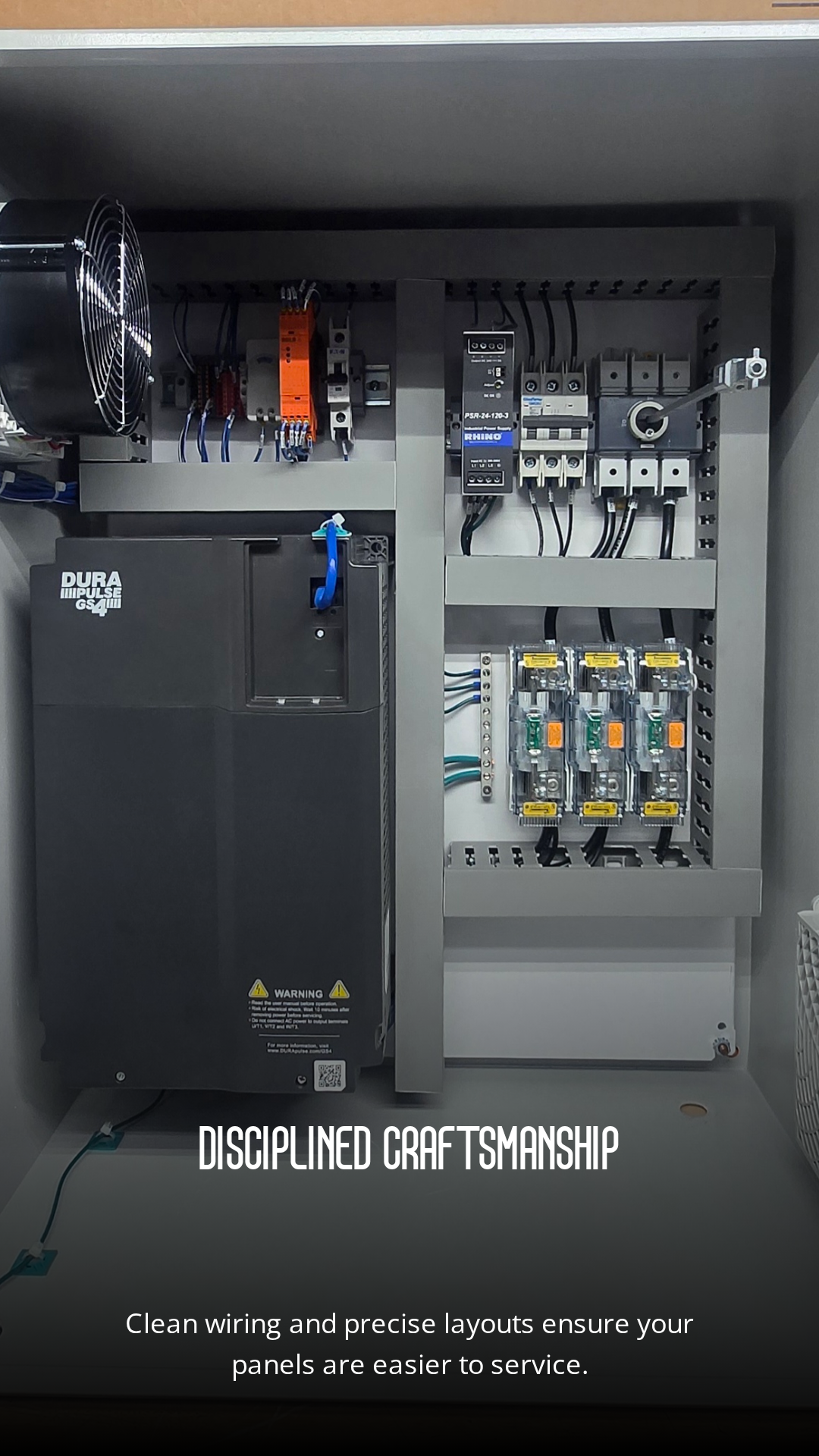 Learn what makes a UL 508A control panel fabrication shop qualified, how control panels and control systems support industrial operations, and what services a certified UL 508A panel shop should provide.

Control Panels, Control Systems, and UL 508A Control Panel Fabrication Shop: What to Look for in a Certified Partner
In modern industry, control panels are the operational core of automation. They distribute power, house protection devices, integrate PLCs and HMIs, coordinate field devices, and give operators a safe, structured way to run equipment and processes. When those control panels are designed and built correctly, they improve uptime, simplify maintenance, and make inspections far less painful. When they are built poorly, they create rework, delays, and safety exposure. UL Solutions aeSolutions

That is why choosing the right UL 508A control panel fabrication shop matters. A certified control panel shop is not just assembling components in an enclosure. It is engineering a compliant electrical system around component suitability, wiring methods, grounding, spacing, labeling, overcurrent protection, and short-circuit current rating (SCCR). These are not cosmetic issues — they directly affect whether a control panel is accepted by inspectors, insurers, OEM customers, and end users.

If your project involves industrial automation, OEM machinery, process systems, utilities, packaging, manufacturing, or infrastructure, this guide explains what control panels and control systems do, what UL 508A certification actually means, and what services you should expect from a qualified fabrication partner.

What Are Control Panels?
A control panel is an engineered assembly that contains the electrical and automation components needed to monitor, protect, and control a machine, process, or facility system. Typical control panels include breakers, disconnects, transformers, contactors, terminal blocks, relays, drives, PLCs, safety devices, operator interfaces, and networked communications hardware. The National Electrical Code definition referenced by UL describes industrial control panels as assemblies containing two or more power or control circuit components.

A well-built control panel centralizes electrical logic and field connections in one serviceable location. That means faster troubleshooting, more consistent wiring practices, cleaner documentation, easier upgrades, and safer maintenance. In practice, a control panel is not just a box of parts — it is the execution platform for your control strategy.

What Are Control Systems?
A control system is the broader architecture that makes your equipment or process function predictably. The control panel is one physical part of that architecture, but the full control system usually includes PLC programming, HMI design, VFD integration, motor control, instrument signals, alarms, safety circuits, communications networks, remote visibility, and sometimes SCADA or higher-level plant integration.