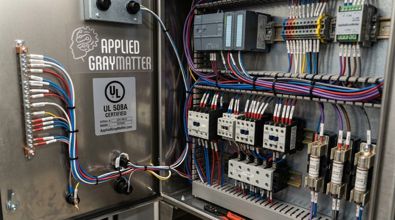 https://appliedgraymatter.com/services/ul-508a-control-panel-fabrication-shop/